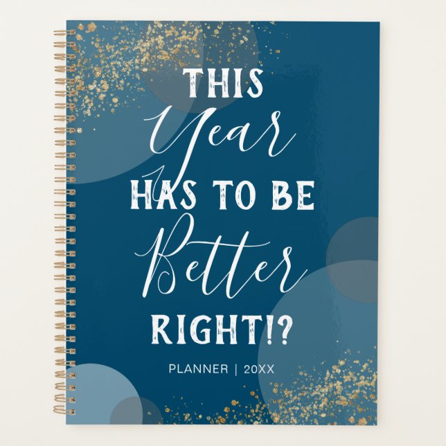 Agenda Engraçado Este Ano Ter Que Ser Melhor 2021 (Frente)