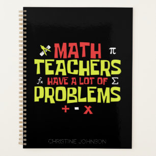 Agenda Engraçado Professor de Matemática   Piada de matem