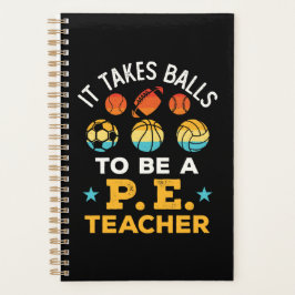 Agenda Engraçado que leva bolas para ser professor de edu