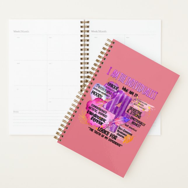 Agenda Enneagram Tipo 4 - Sou O Indivíduo (Exibição)