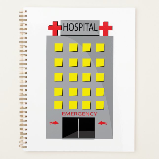 Agenda Entrada de Emergência do Edifício do Hospital (Frente)