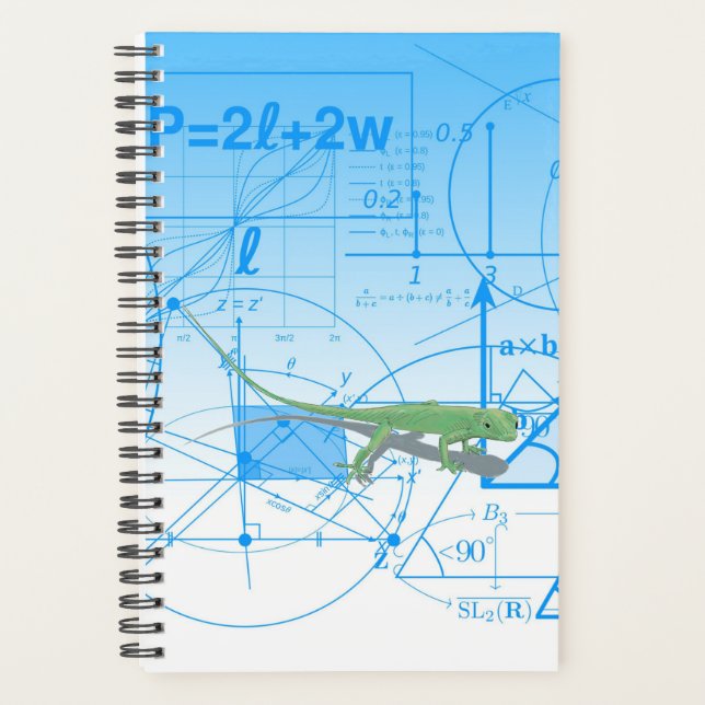 Agenda Equações Coloridas Designs Geométricos Lizard Pequ (Frente)