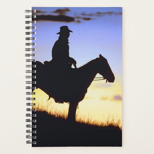 Agenda Equino de Equinos Hormonas Cowboy Ocidental Sunset (Frente)