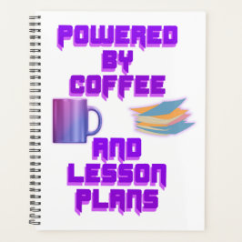 Agenda Equipado com Café e Planos de Lição