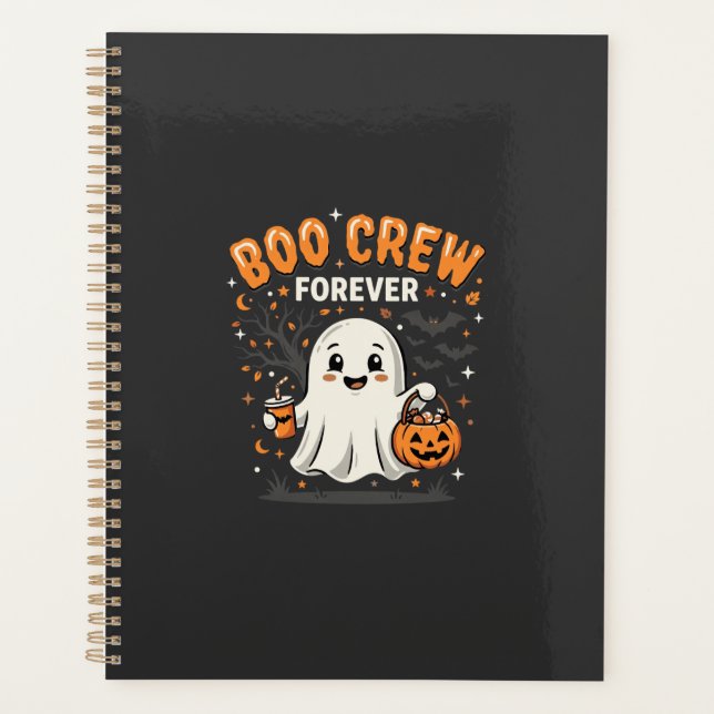 Agenda Equipe Boo para Sempre Design de Fantasma de Hallo (Frente)