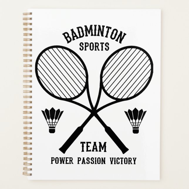 Agenda Equipe de Esportes de Badminton (Frente)