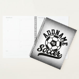 Agenda Equipe de futebol Personalizada do ADD NAME do jog