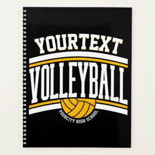 Agenda Equipe de Jogadores de Voleibol de NOME Personaliz