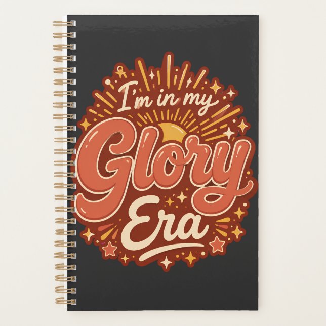 Agenda Era de Glória Fé Cristã Religiosa Retro (Frente)