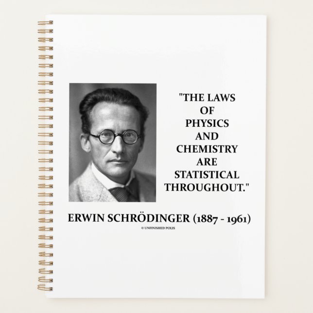 Agenda Erwin Schrödinger — Química Estatística (Frente)