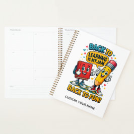 Agenda Escola de Nome Personalizado Fofa