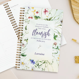 Agenda Escritura de Cores de Água Selvagem Personalizada