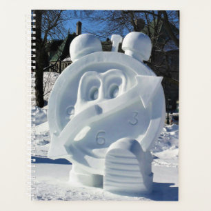 Agenda Escultura de Neve de Relógio, Quebec, Canadá