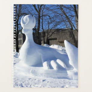 Agenda Escultura de Neve Seal, Quebec, Canadá