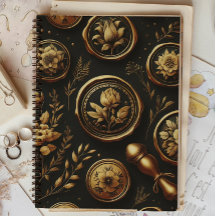 Escuro Acadêmico Carimbo Vintage Gothic Philatt