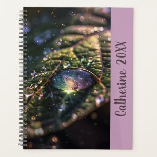 Agenda Espaço Cósmico Elegante Botânica Feminina Natureza