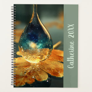 Agenda Espaço Cósmico Elegante Botânico Feminino Natureza