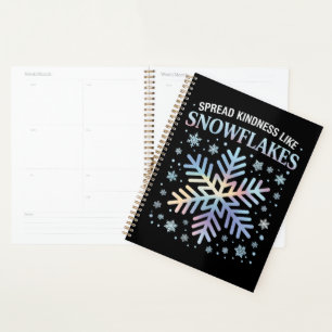 Agenda Espalhe Bondade Como Flocos de Neve Natal Professo