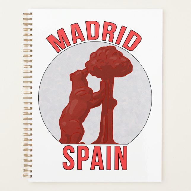 Agenda Espanha de Madrid (Frente)