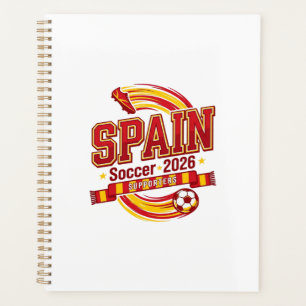 Agenda Espanha Futebol 2026 Futebol Negrito País Tipograf