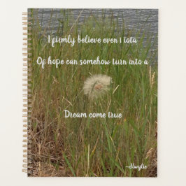 Agenda Esperança para que os sonhos se tornem realidade