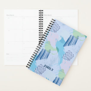 Agenda Espirais e Linhas Geométricas Monogramas