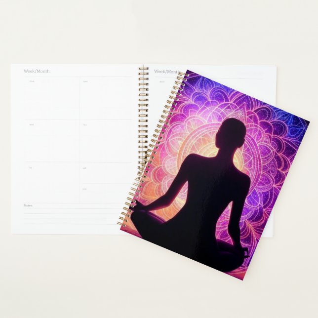 Agenda Espiral Meditativo Mandala (Exibição)