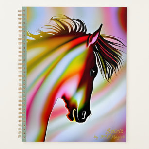 Agenda Espírito - IA Fantasy Art Impressão Horse