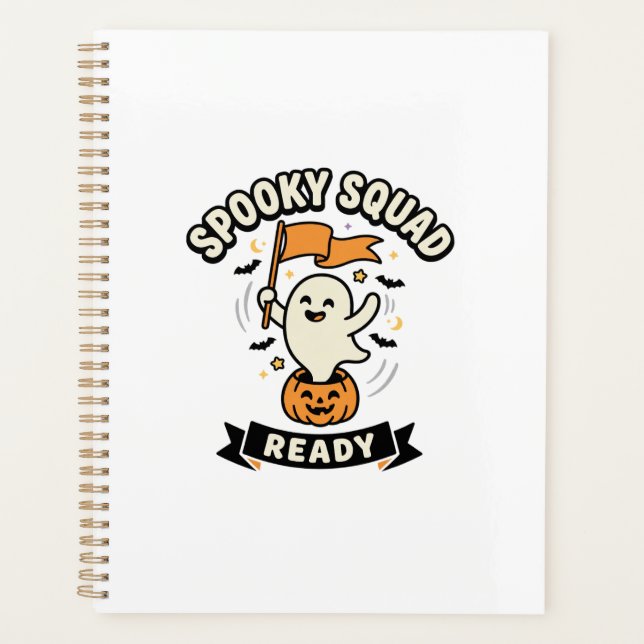 Agenda Esquadrão de Fantasmas de Halloween (Frente)