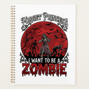 Agenda Esqueça Princesa Zumbi Lua de Sangue Morcego Cemit