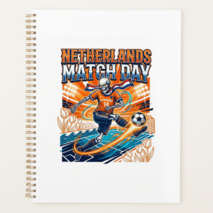 Agenda Esqueleto do Dia da Partida da Holanda Striker Nat