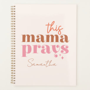 Agenda Esta Mamãe Orou - Design de Boho Russo
