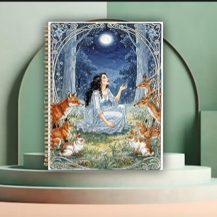 Agenda Esta Musa ao Luar Art Nouveau
