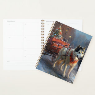 Agenda Estação Festiva de Natal do Alaska Malamute