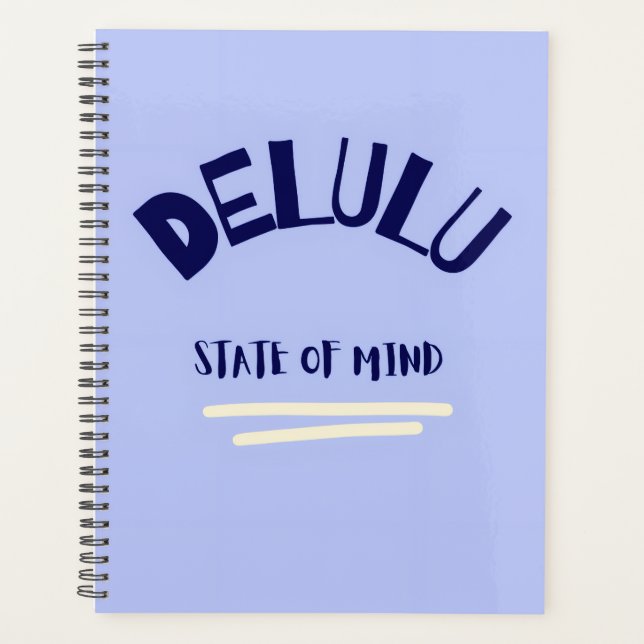 Agenda Estado Delulu da Mente (Frente)