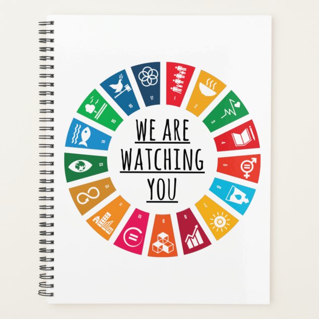Agenda Estamos Vendo Você Presente Sustentável para Homen (Frente)