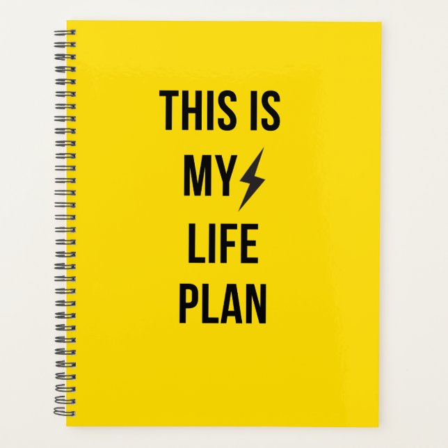 Agenda Este É O Meu Plano De Vida™ (Frente)