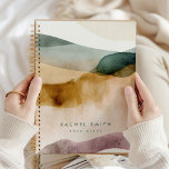 Agenda Estética do bege-Abstrato de-tonalidade personaliz<br><div class="desc">Este é um notebook personalizado com fundo aquoso de tons de terra. // Para itens correspondentes, visite a coleção "NOTEBOOKS PLANNERS" na loja By Nicole Design Zazzle. * Se você gosta deste design, mas não o vê disponível para algo que você está procurando, por favor, entre em contato comigo a...</div>