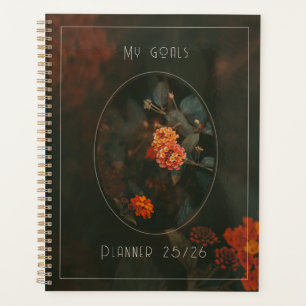 Agenda Estética floral vintage sonhadora e temperamental