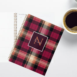 Agenda Estilo de Padrão Xadrez Personalizado
