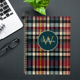 Agenda Estilo de Padrão Xadrez Personalizado