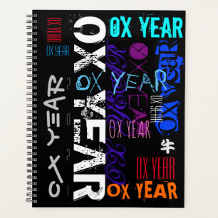 Agenda Estilo do grafite Repetindo Ano Ox 2021 Padrão P
