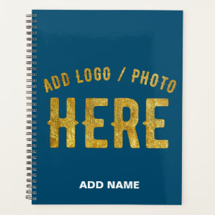 AGENDA ESTILO MODERNO PERSONALIZADO AZUL PRUSSIANO VERIFI