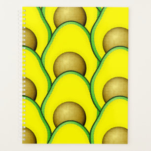 Agenda Estilo Vintage Desenho Avocado