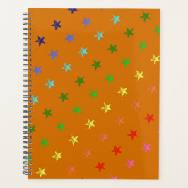 Agenda Estrelas de Crayon Multicolor