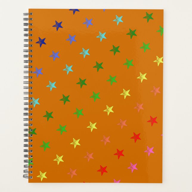 Agenda Estrelas de Crayon Multicolor (Frente)