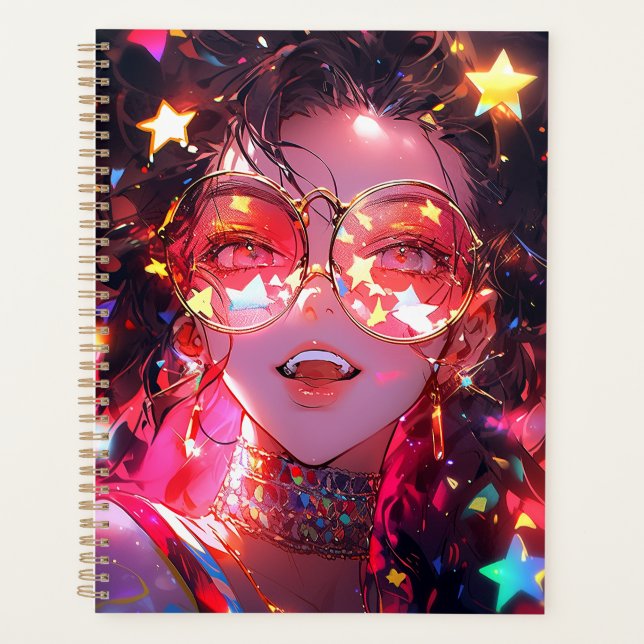 Agenda Estrelas de Meninas de Anime (Frente)