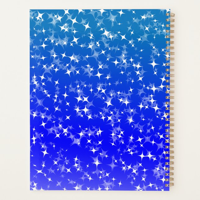 Agenda Estrelas do céu azul (Verso)