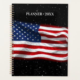 Agenda Estrelas e Stripes Bandeira Americana Patriótica