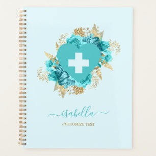 Agenda Estudante de Enfermagem Floral
